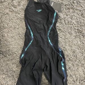 Speedo Fastskin Black & Teal Size 22 LZR Racer X
